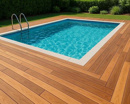 Террасная доска для бассейна: особенности выбора